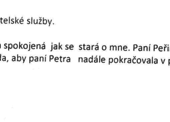 Dopis paní Knoppové